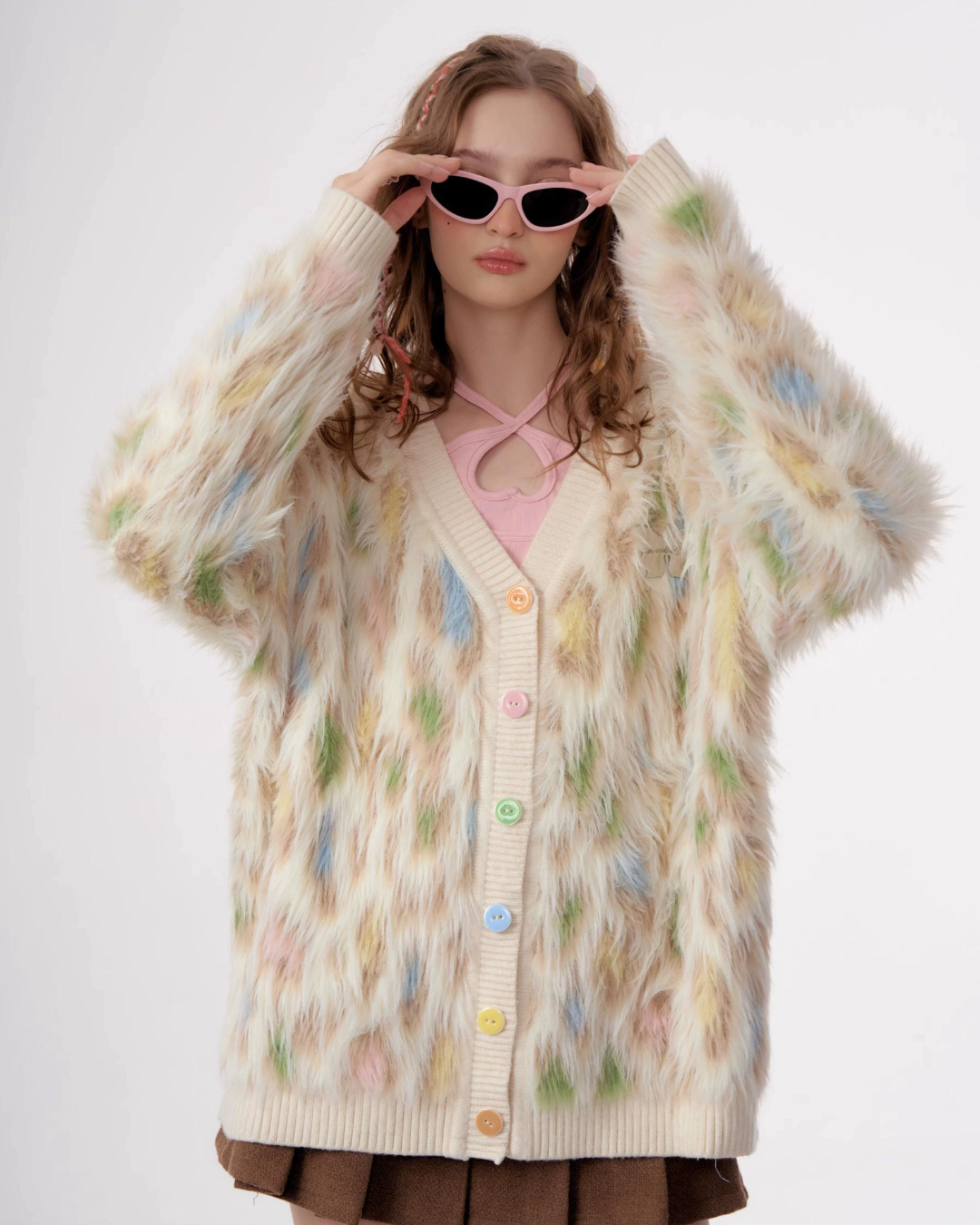 Animal Fluffy Cardigan ZZF0308