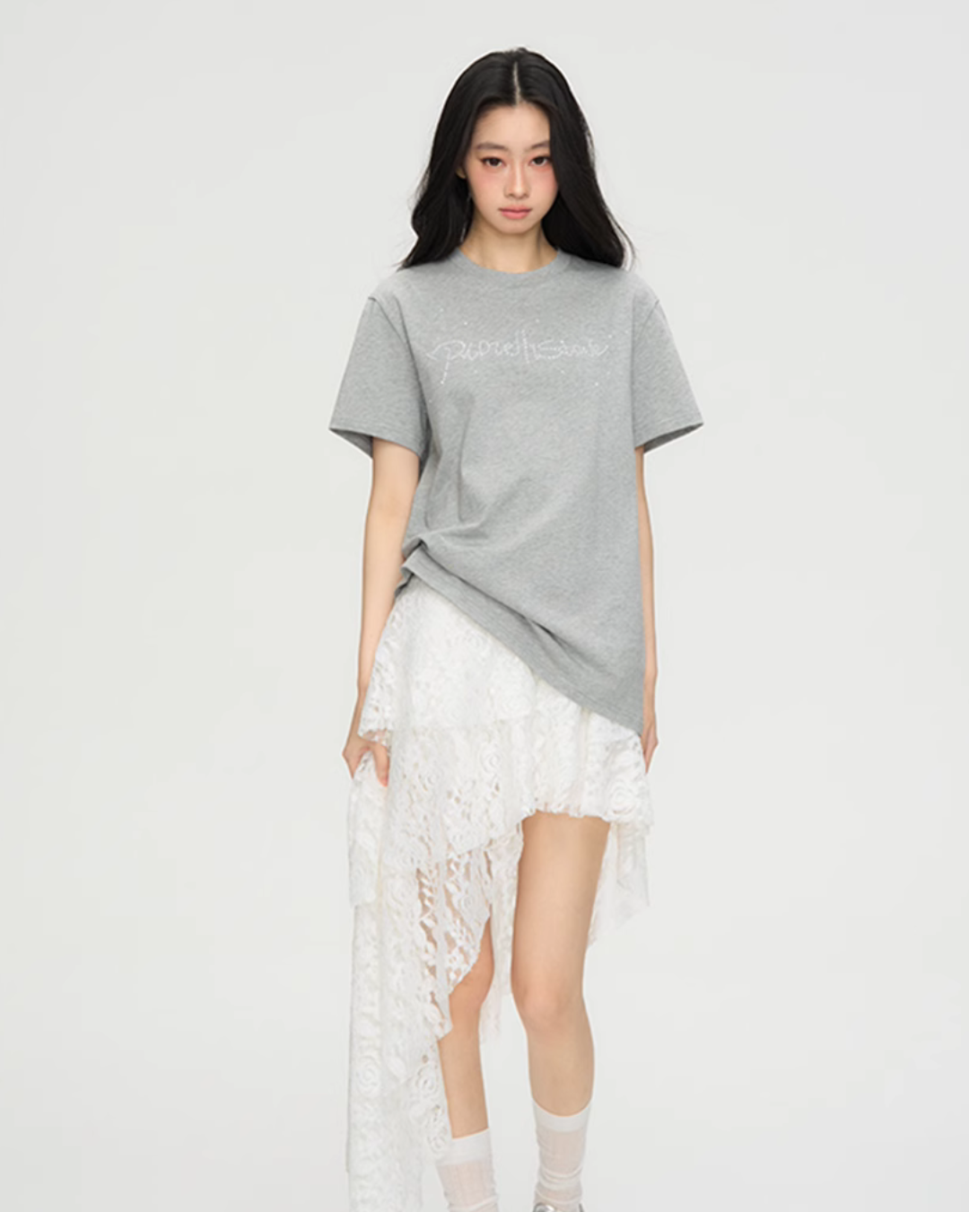 Tiered Lace Frill Skirt PUC0020