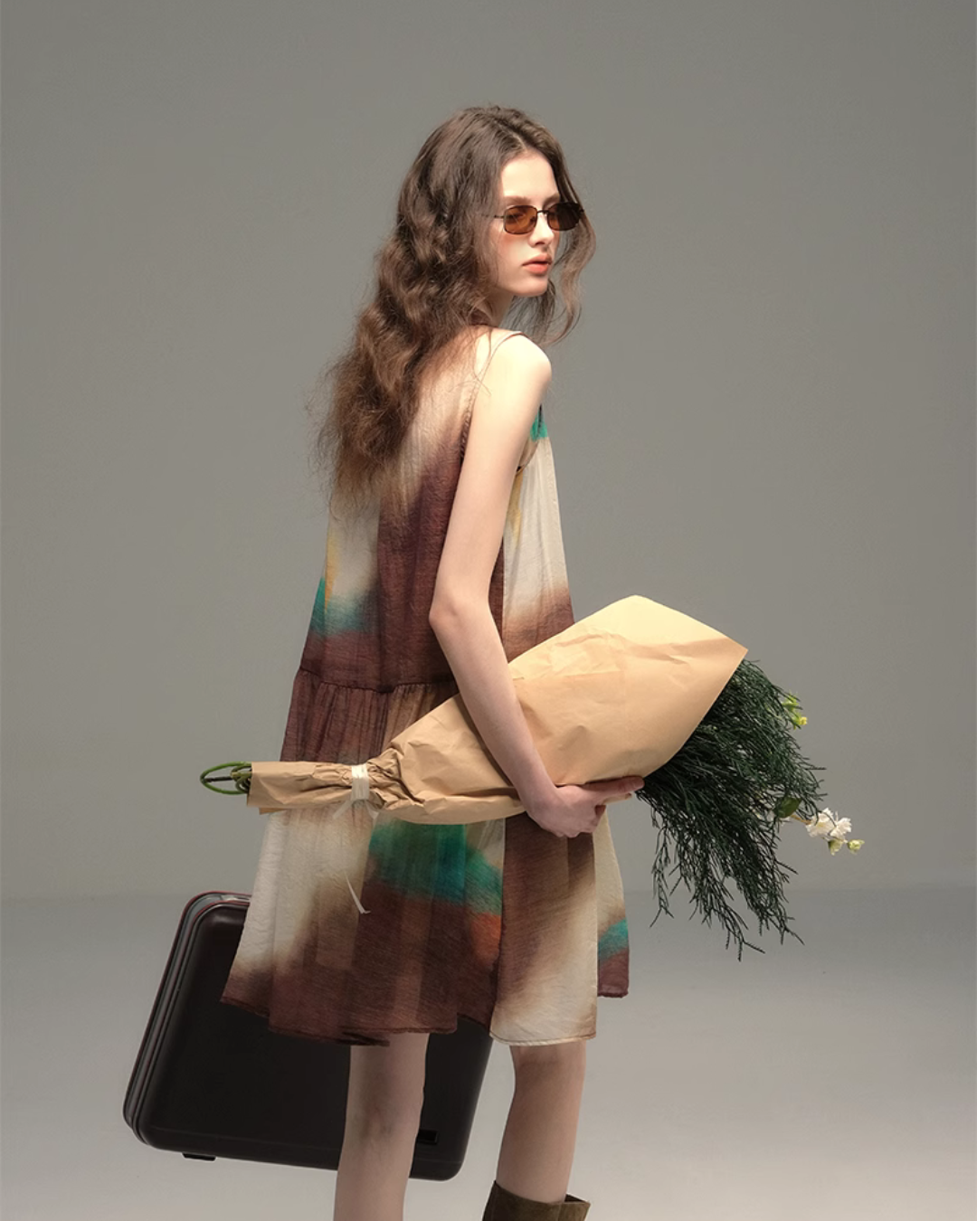 Tie-Dye Sleeveless Dress USY0007