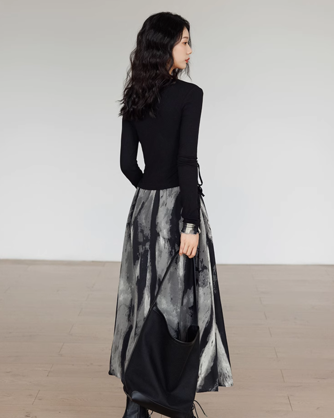 V-Neck Slim Mode Dress VAS0012