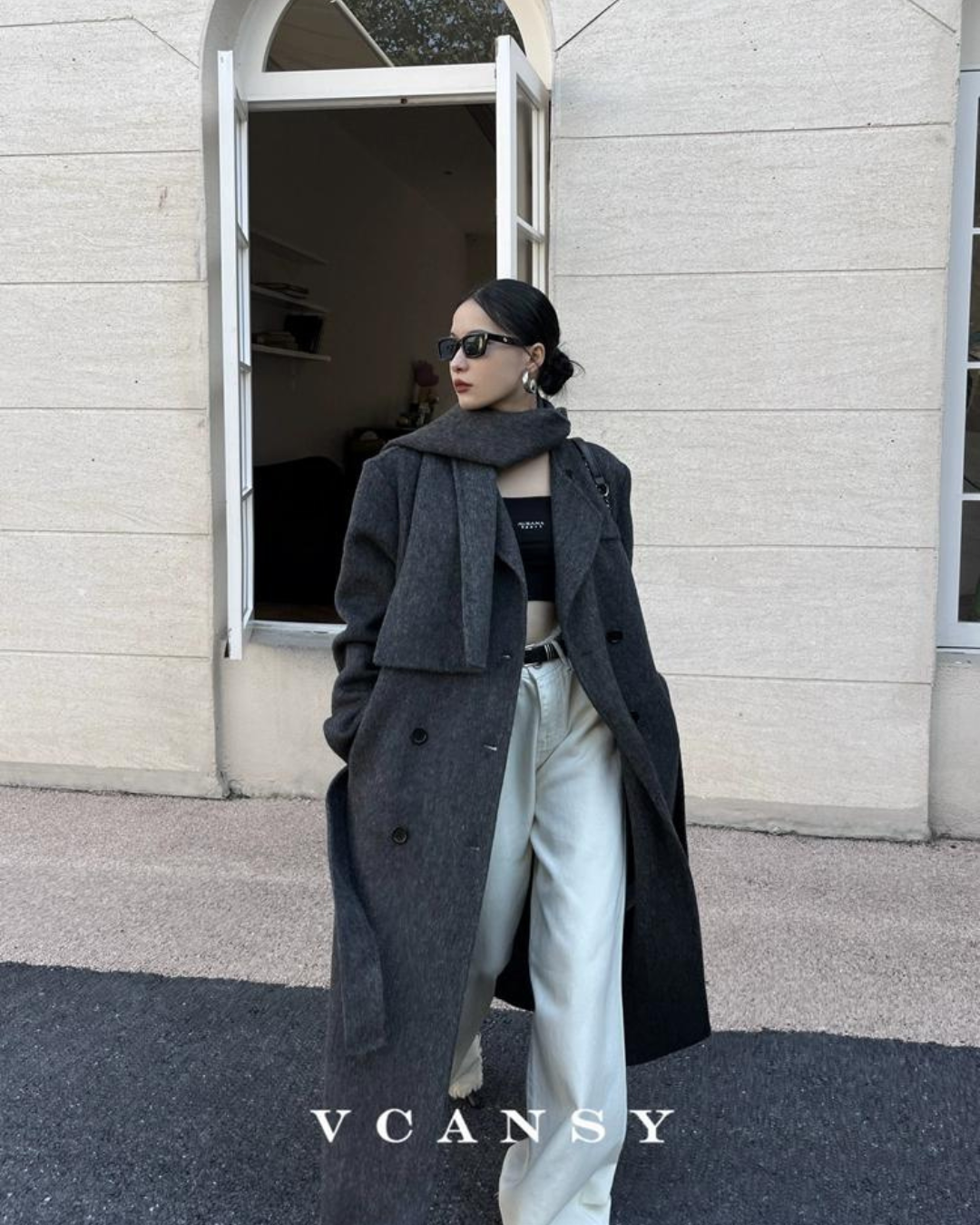 Faux Two-Piece Luxury Coat VCY0033