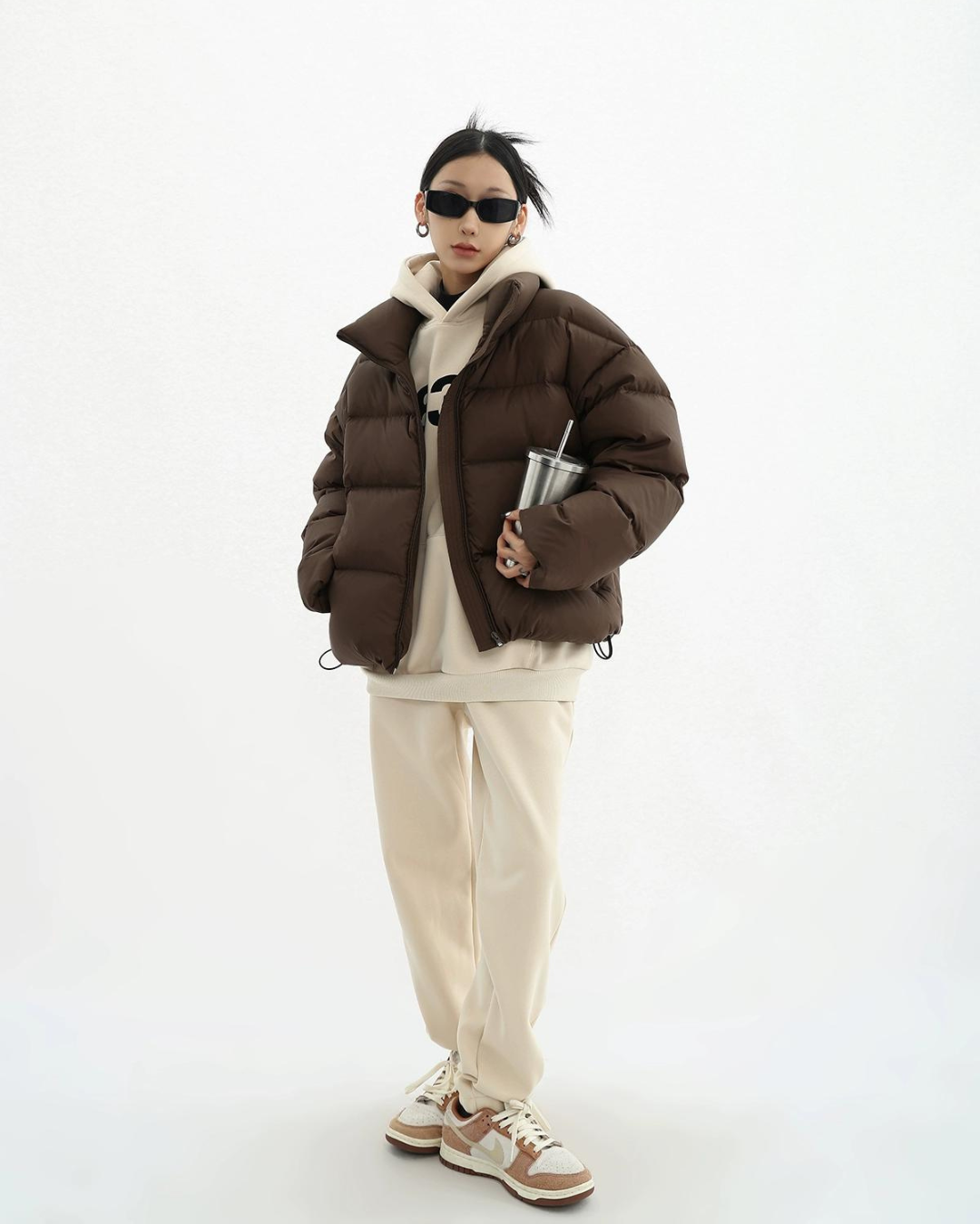 Big Color Short Down Coat ACS0030