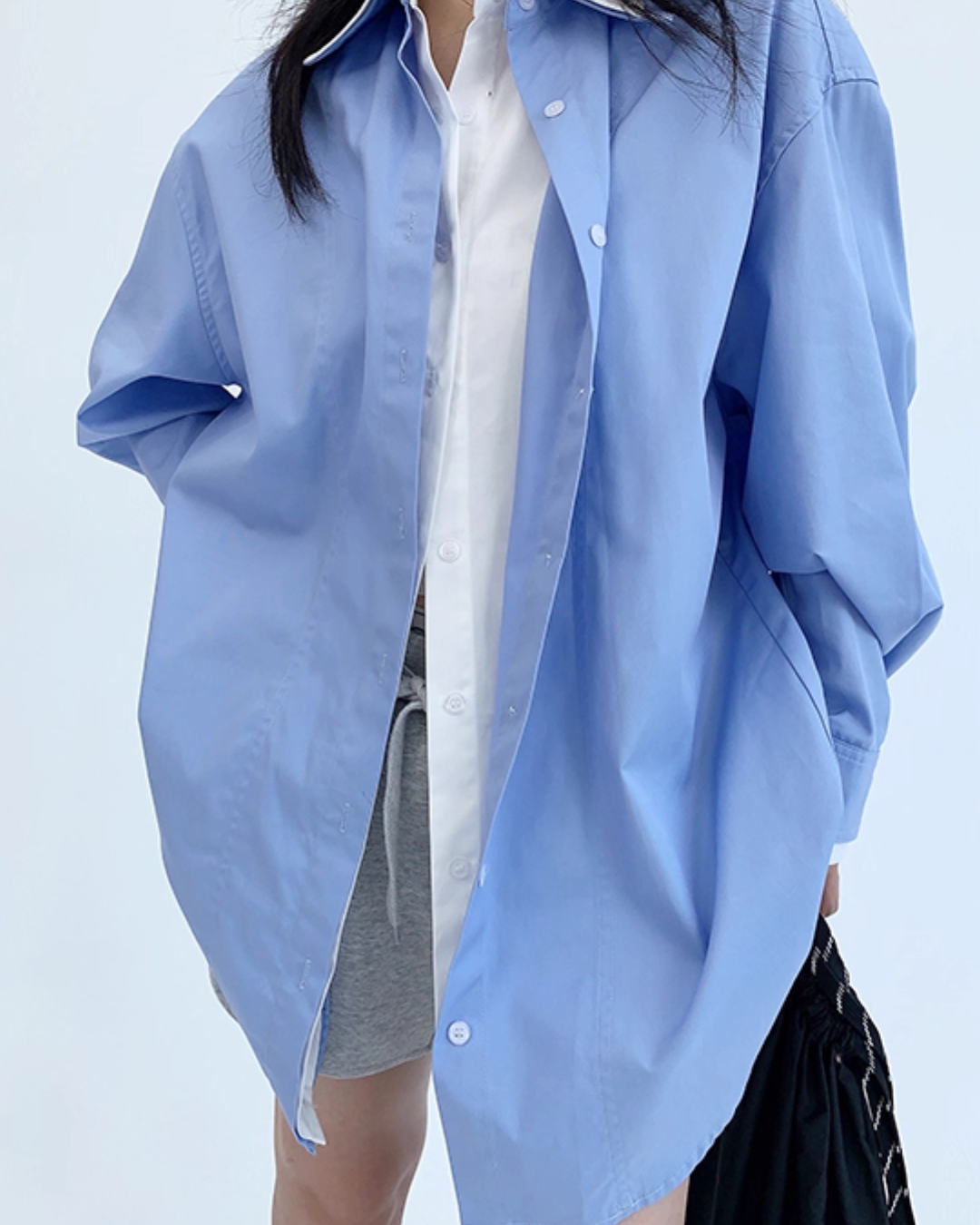 Layered Style Long Sleeve Shirt YLS0902