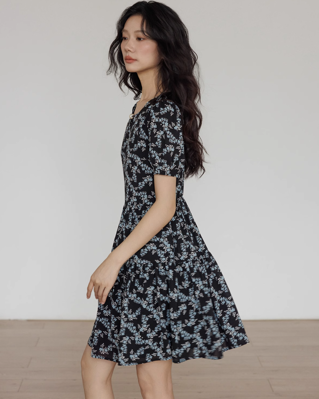 Floral Casual A-Line Dress VAS0051