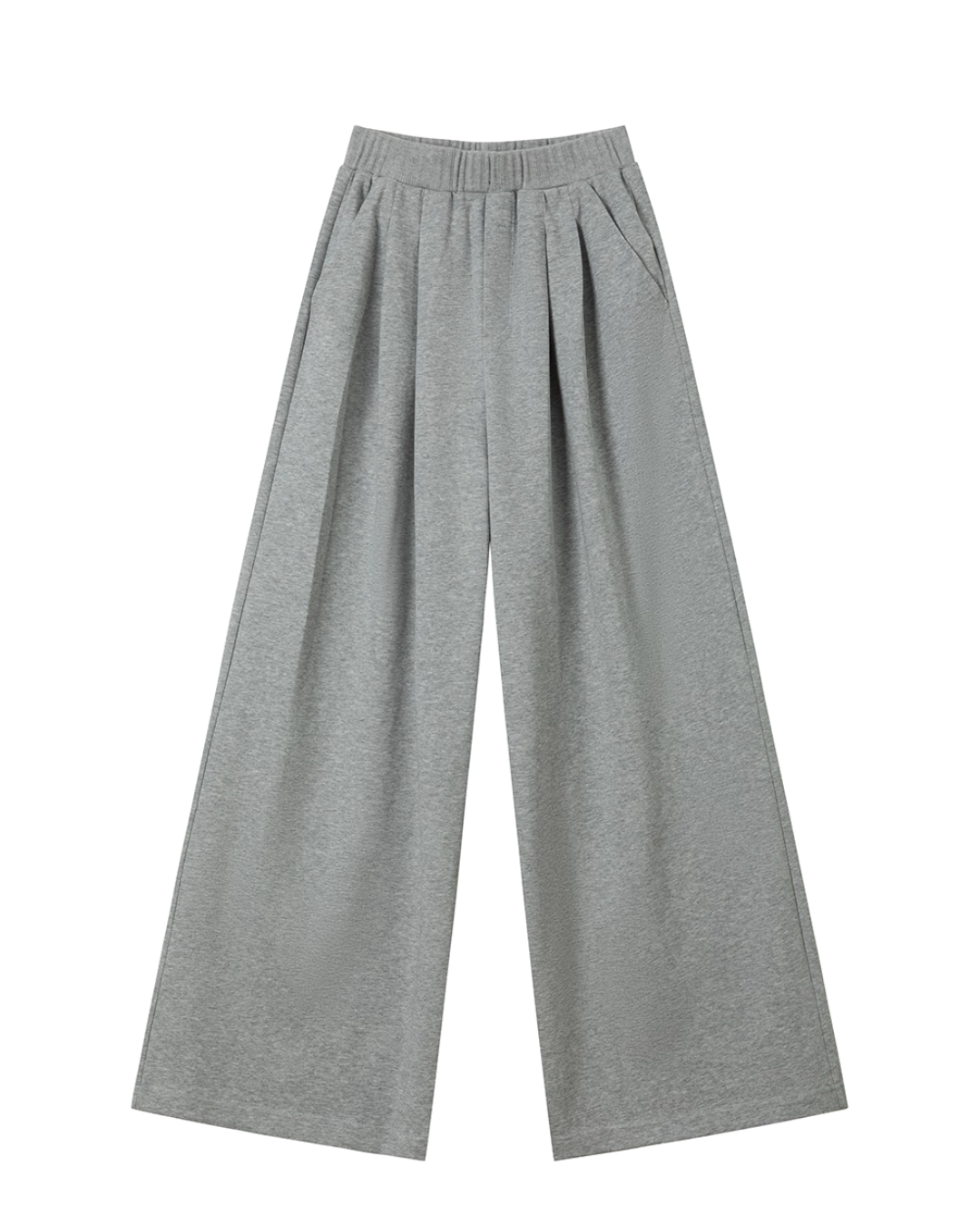 Frill Off-Shoulder Sweat Top / Wide Sweat Pants NEP0001