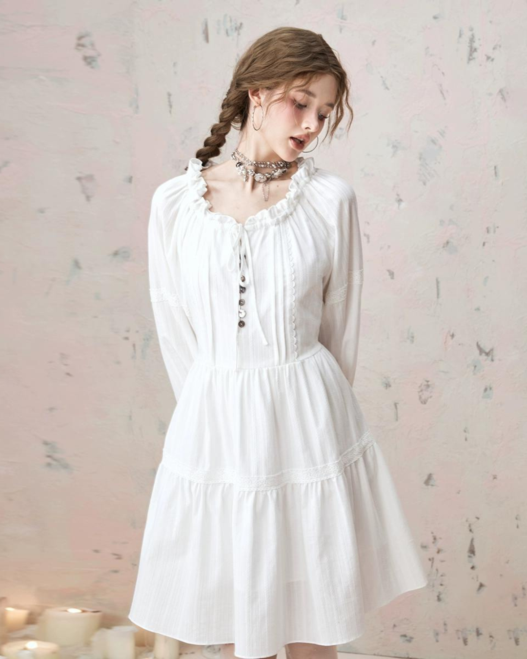 Elegant Flare Mini Dress IMO0124