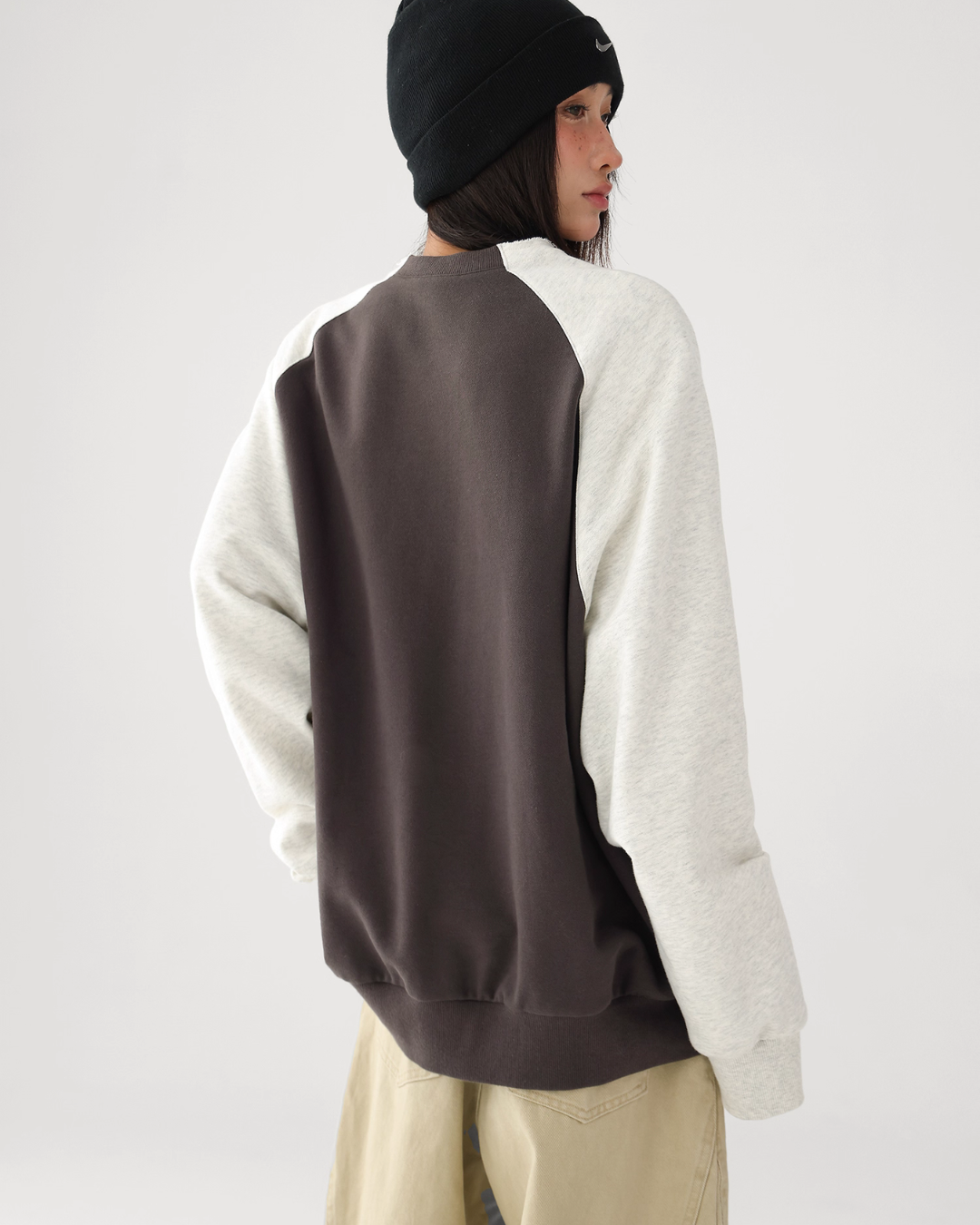 Retro Raglan Oversize Tops ACS0316