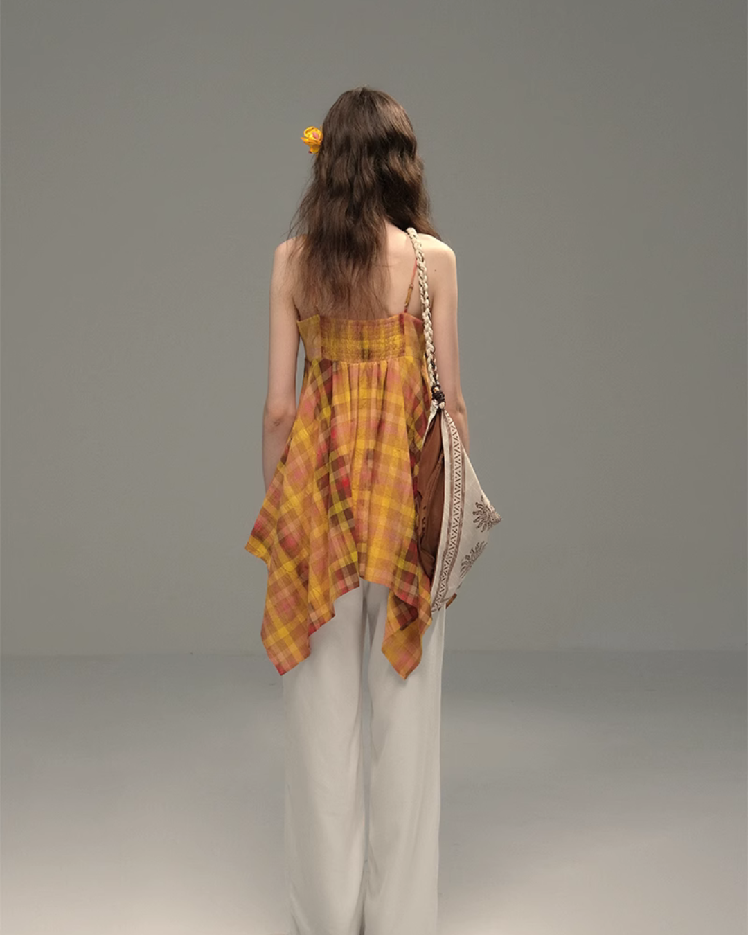 Paid Asymmetrical Cami Dress USY0006