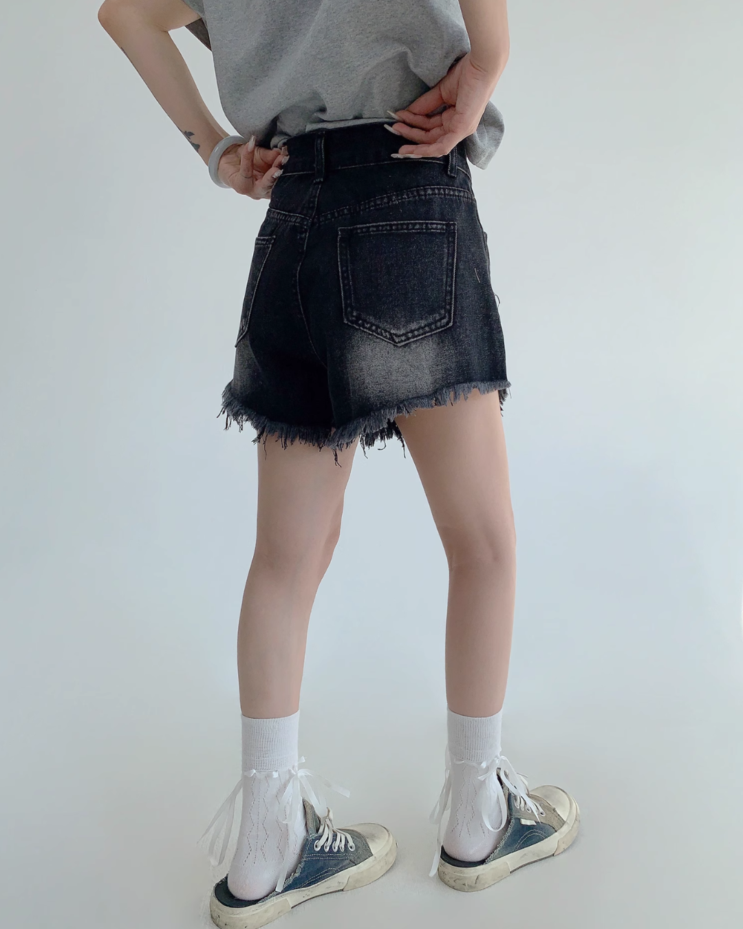 Vintage Denim Short Pants YLS0839
