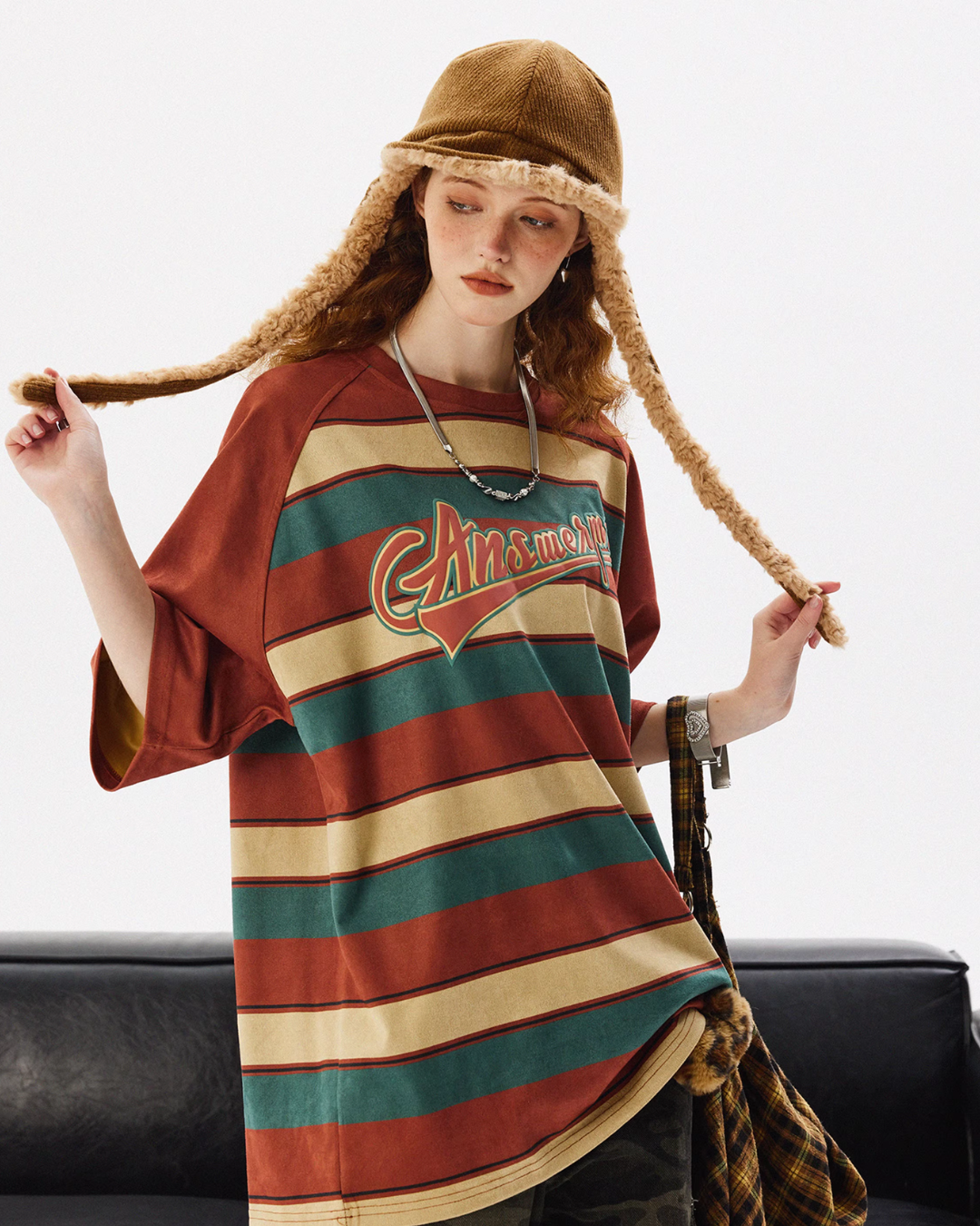 Retro Stripe Short Sleeve T-Shirt HGX0046