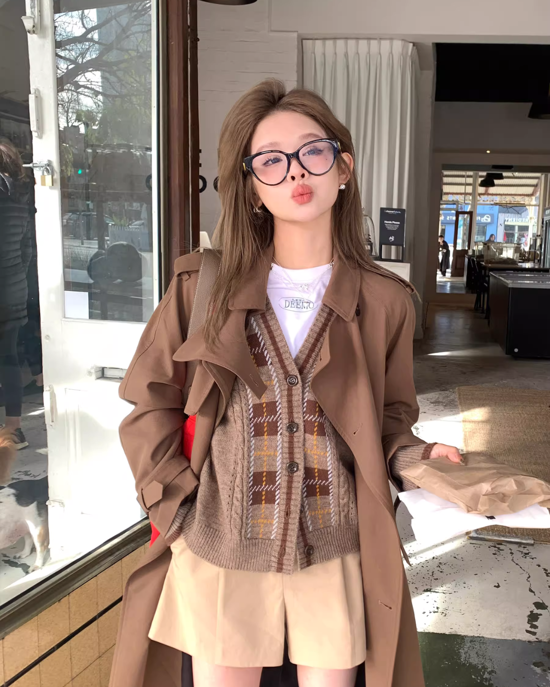 Trench Coat With Belt DEM0002