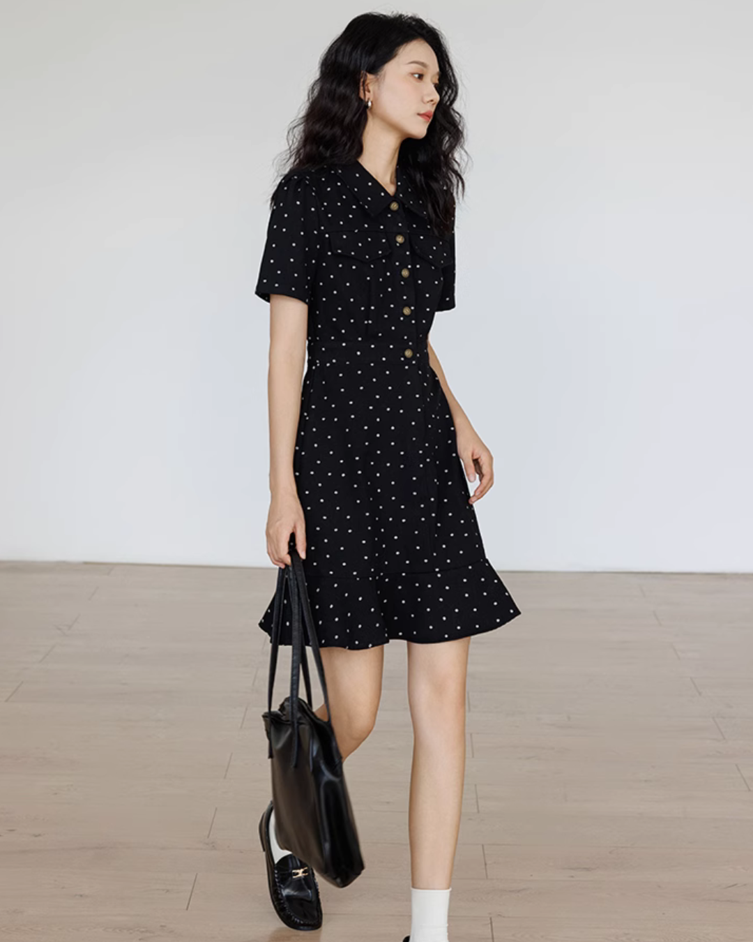 Small Flower Frill Dress VAS0002