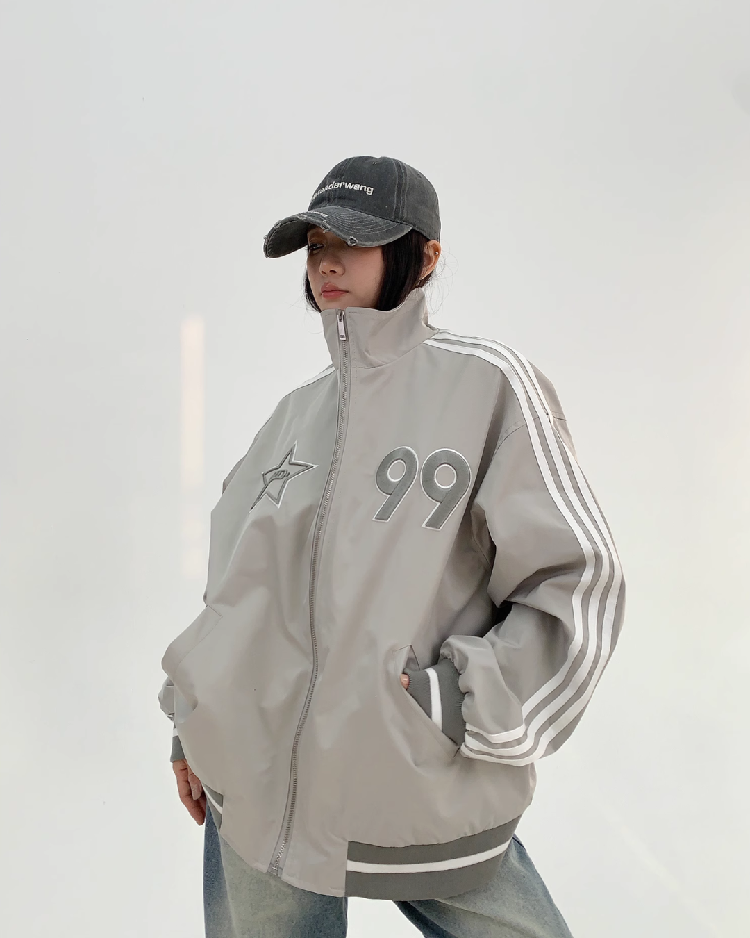 Stand Collar Line Jacket YLS0831