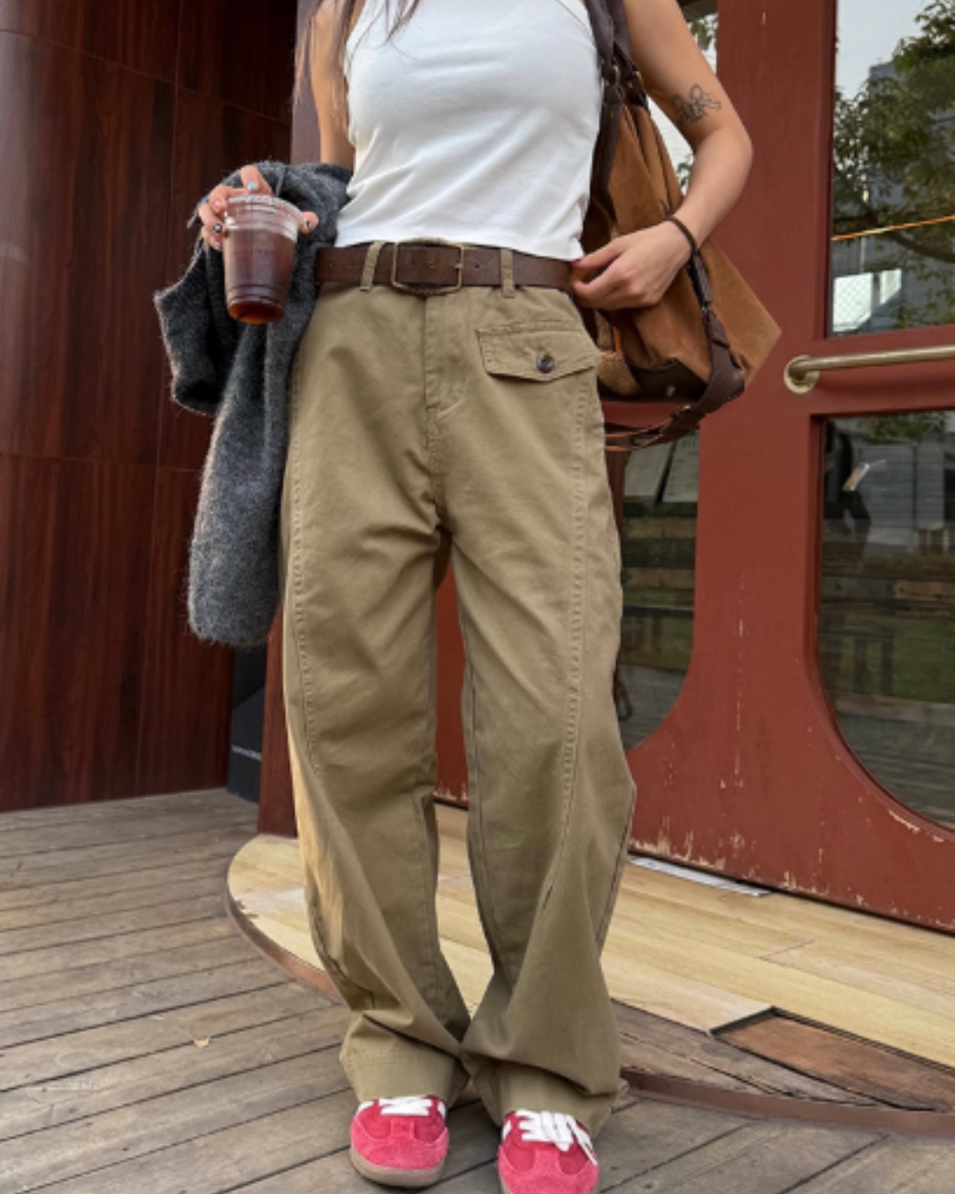 Retro Curved Knife Pants CYE0025