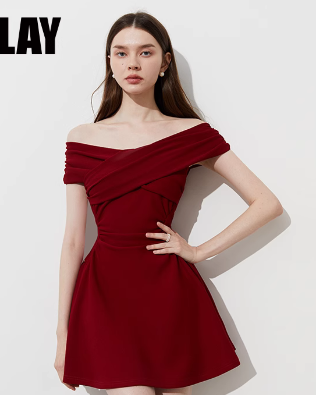 Off-Shoulder Slim Dress DPY0012