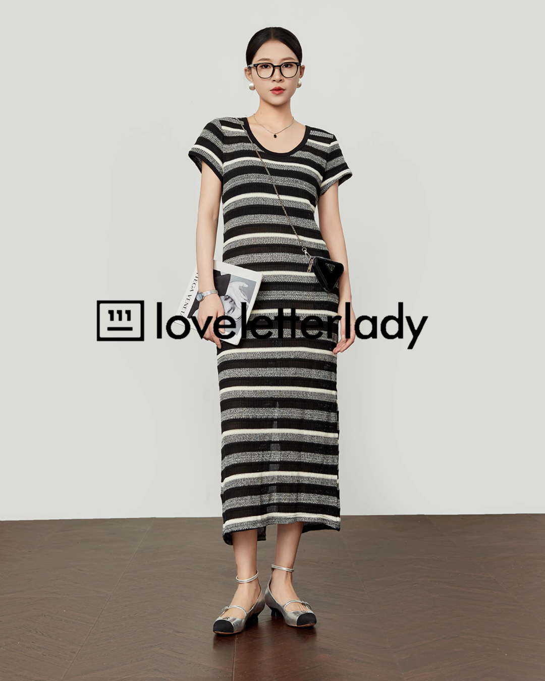 Border Tight Long Dress LLA0422