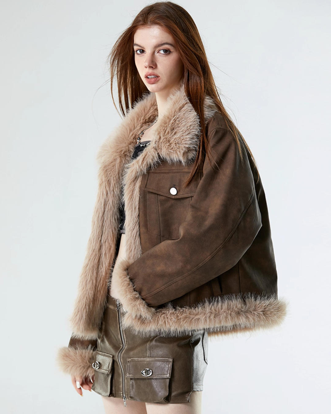 Vintage Mouton Coat VSE0066