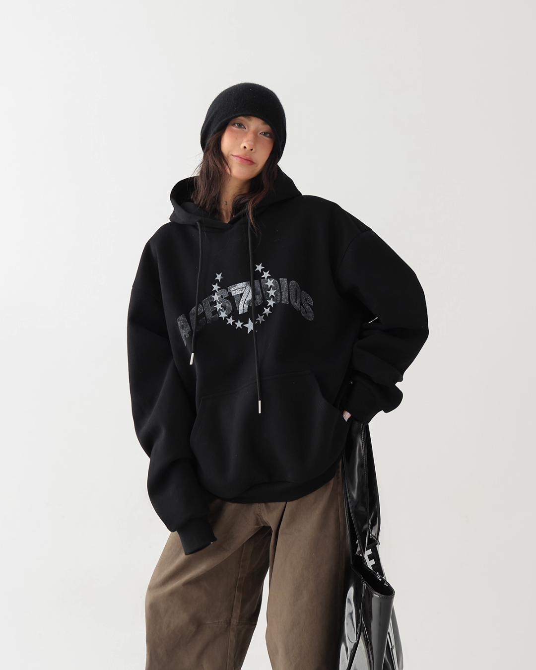 Loose Style Pullover Hoodie ACS0288