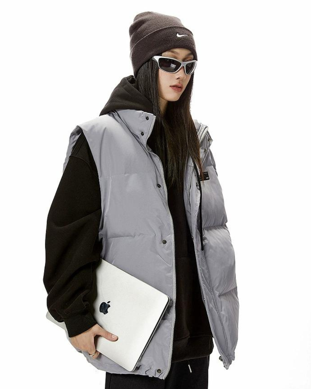 Back Logo Down Vest ICM0009