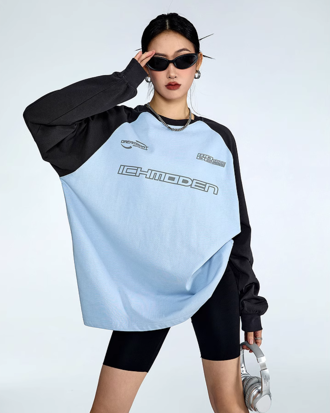 Logo Raglan Long Sleeve T-Shirt ICM0061