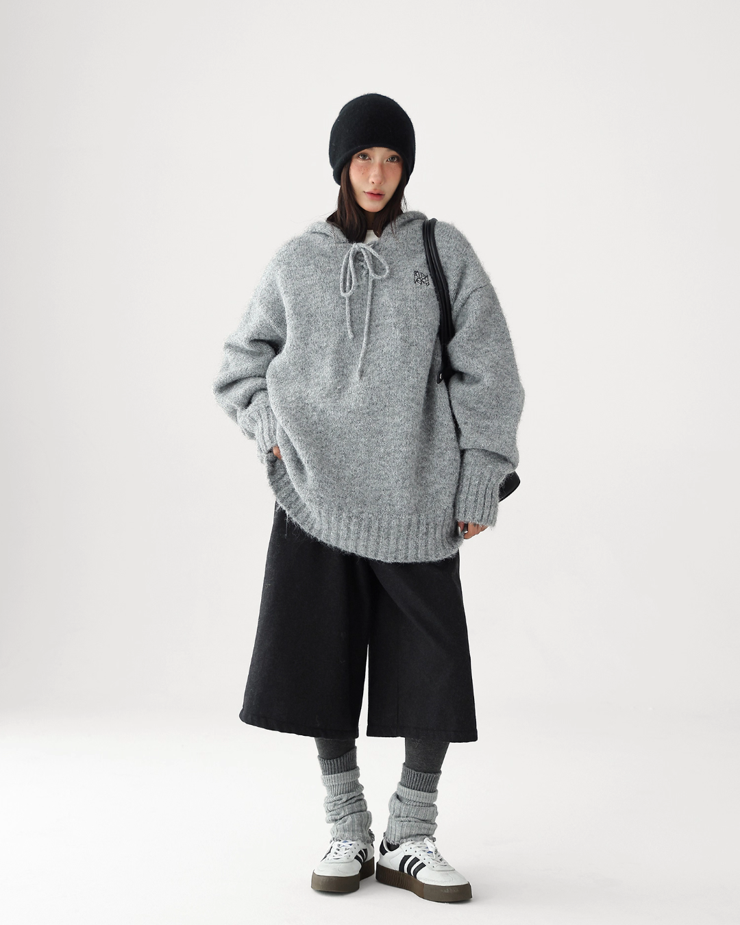 Wool Knit Hoodie Pullover ACS0317