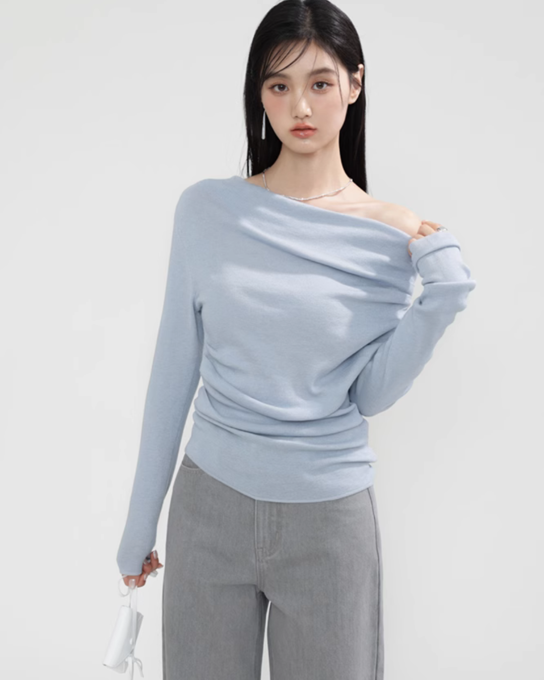 Draped Wrap Top CHS0008