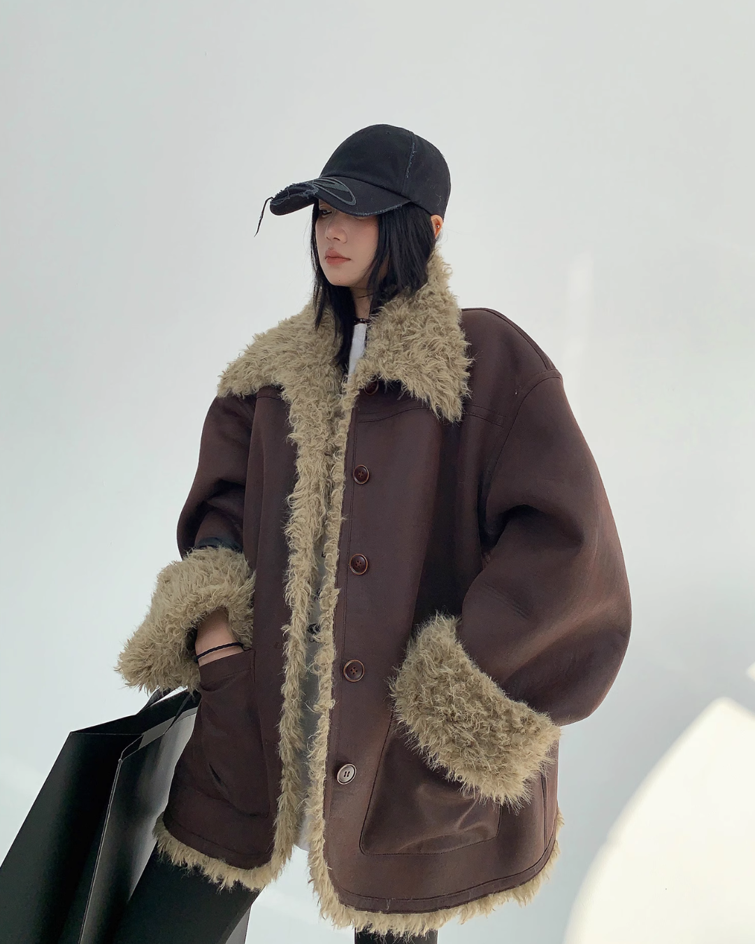 Maillard Fur Mouton Jacket YLS0686