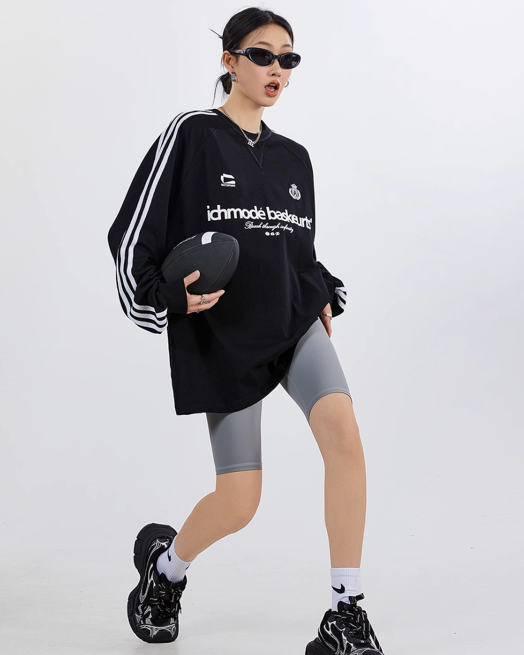 Logo Raglan Long Sleeve T-Shirt ICM0061