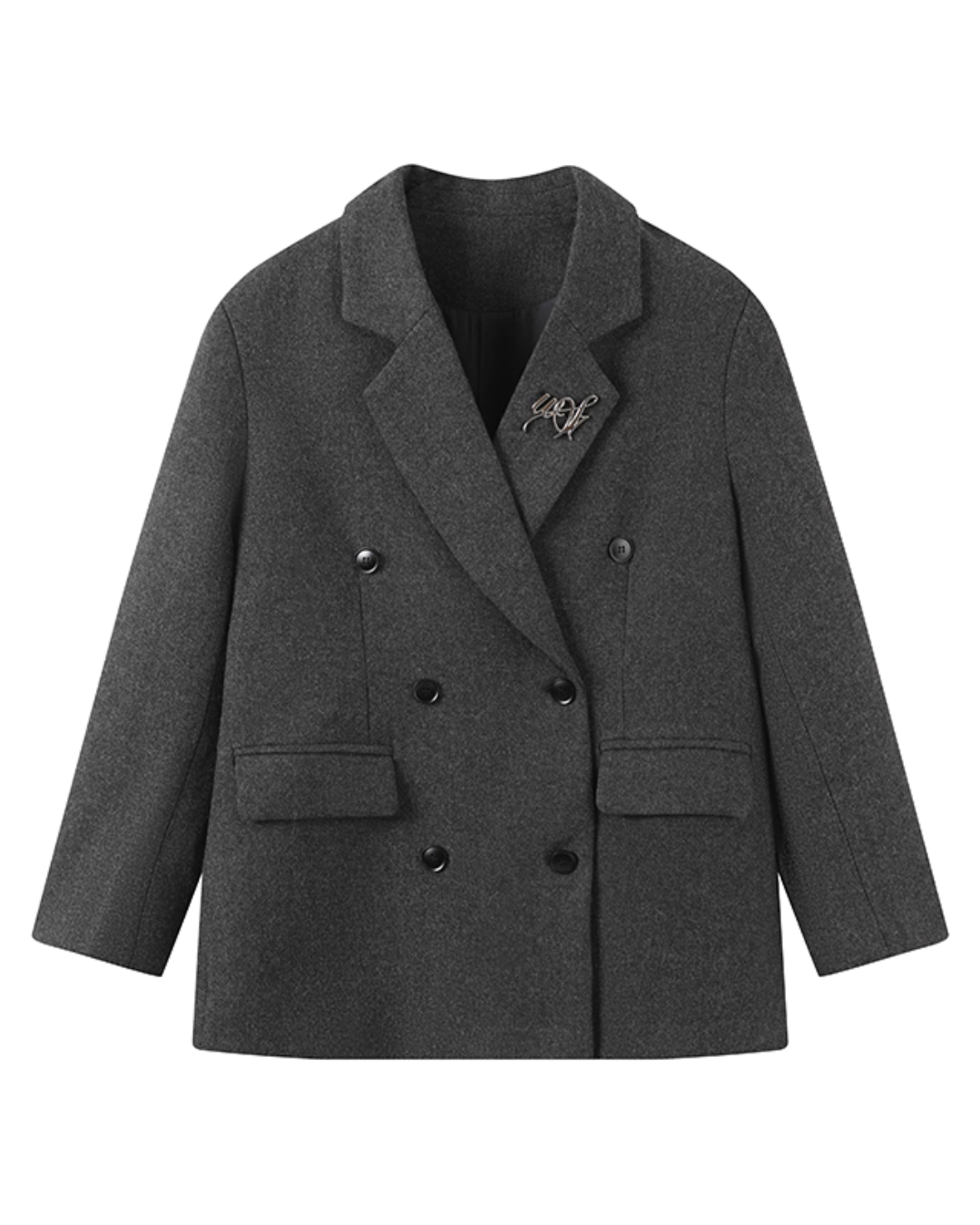 Tailored Jacket / Half-Button Long Sleeve Top / Knit Skirt WEO0062