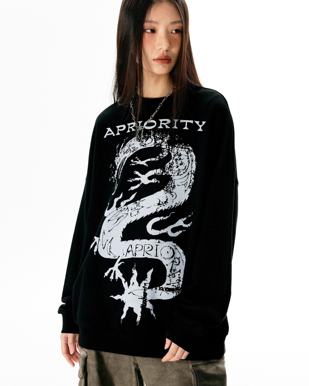 Dragon Loose Long Sleeve Tops ART0003