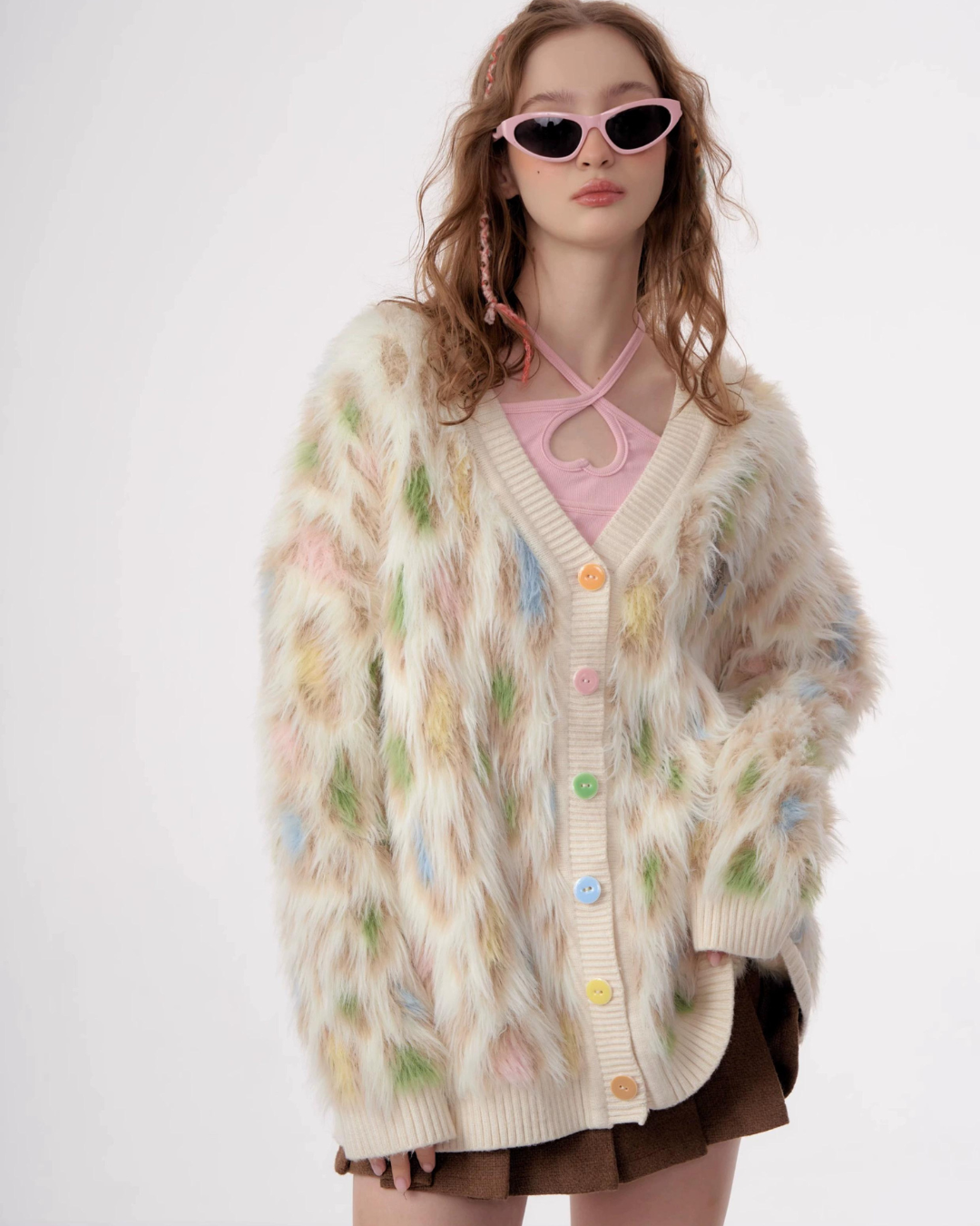 Animal Fluffy Cardigan ZZF0308