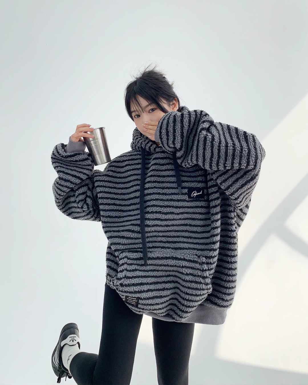 Border Pullover Hoodie YLS0635