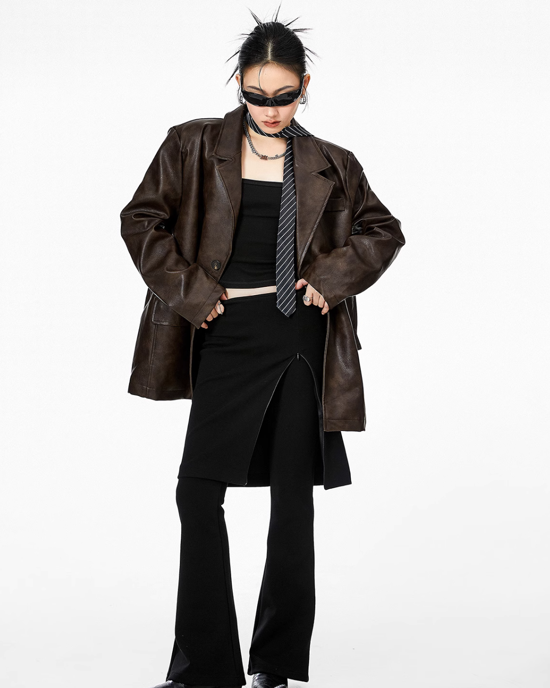 Vintage Leather Jacket ICM0066