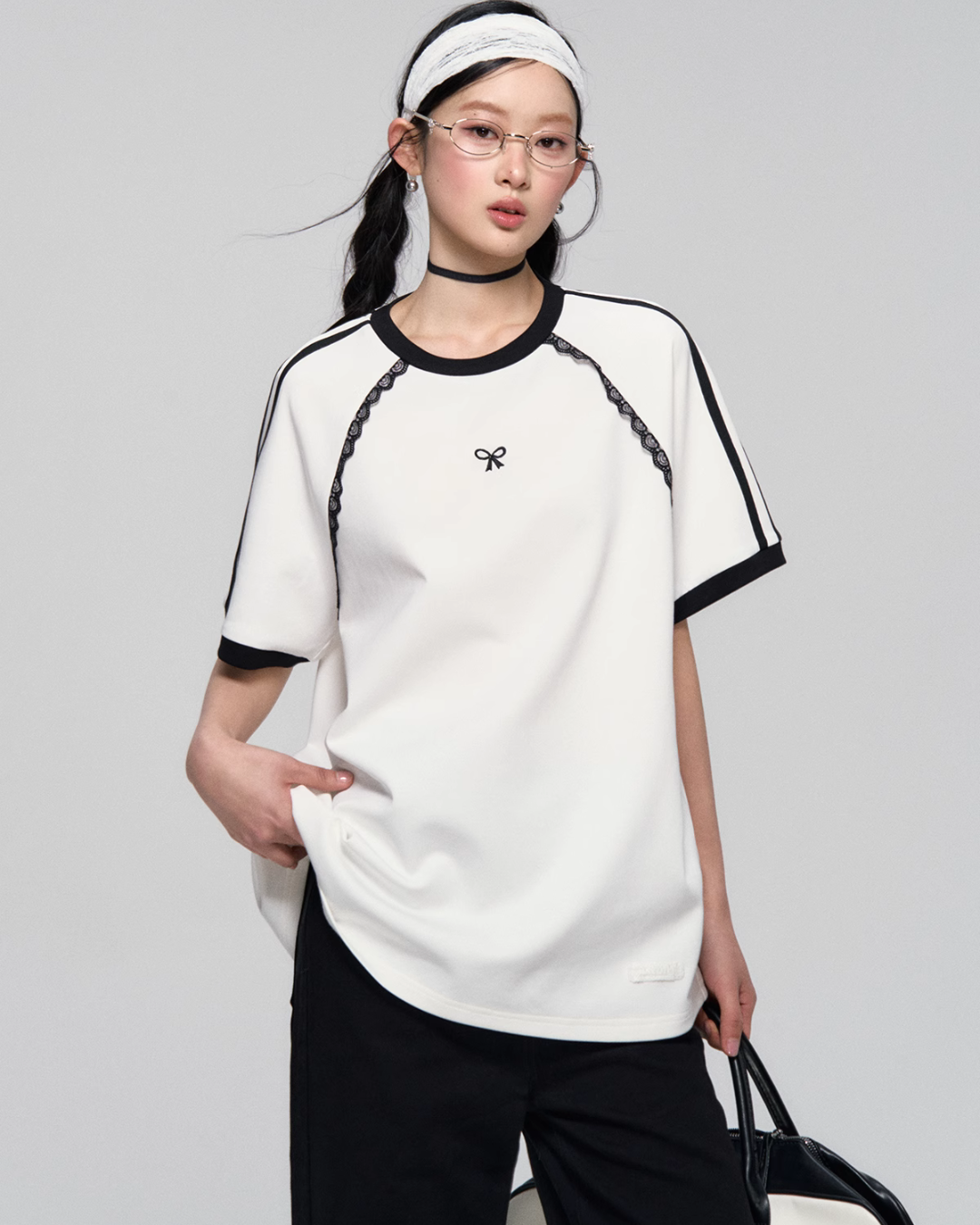 Sideline Race Short Sleeve T-Shirt / Race Tiered Mini Skirt ASG0041