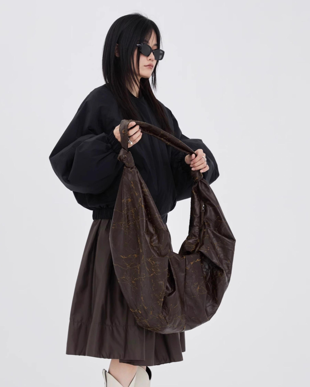 Vintage Oversize Crumpled Bag DSX0003