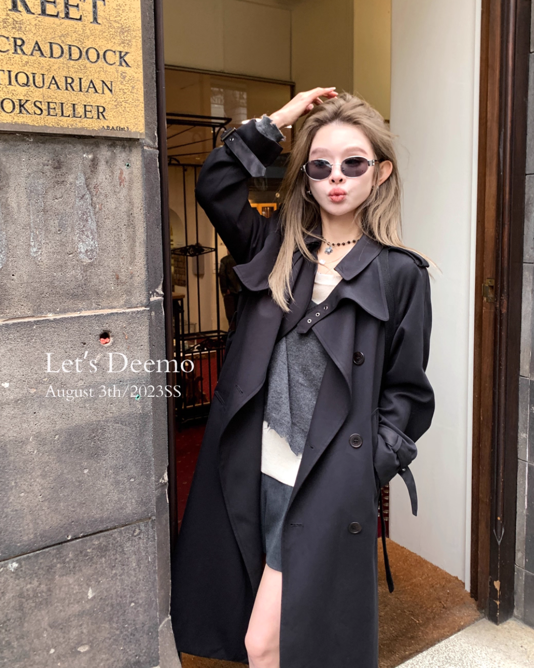 Trench Coat With Belt DEM0002
