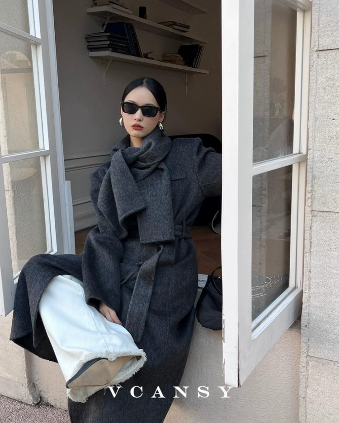 Faux Two-Piece Luxury Coat VCY0033