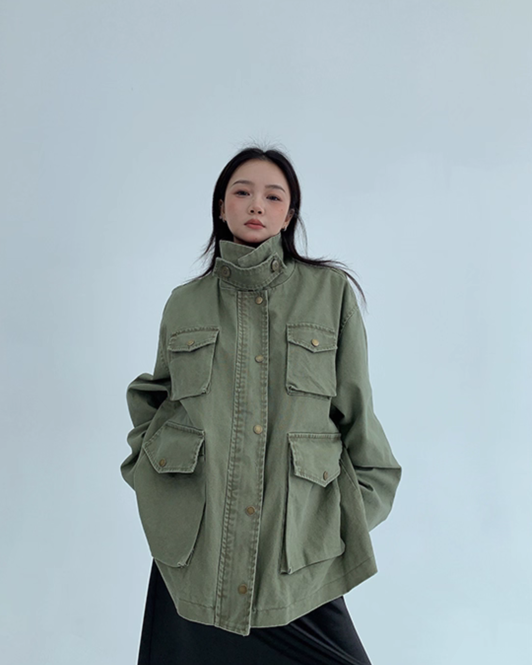 Oversized Military Jacket YLS0911
