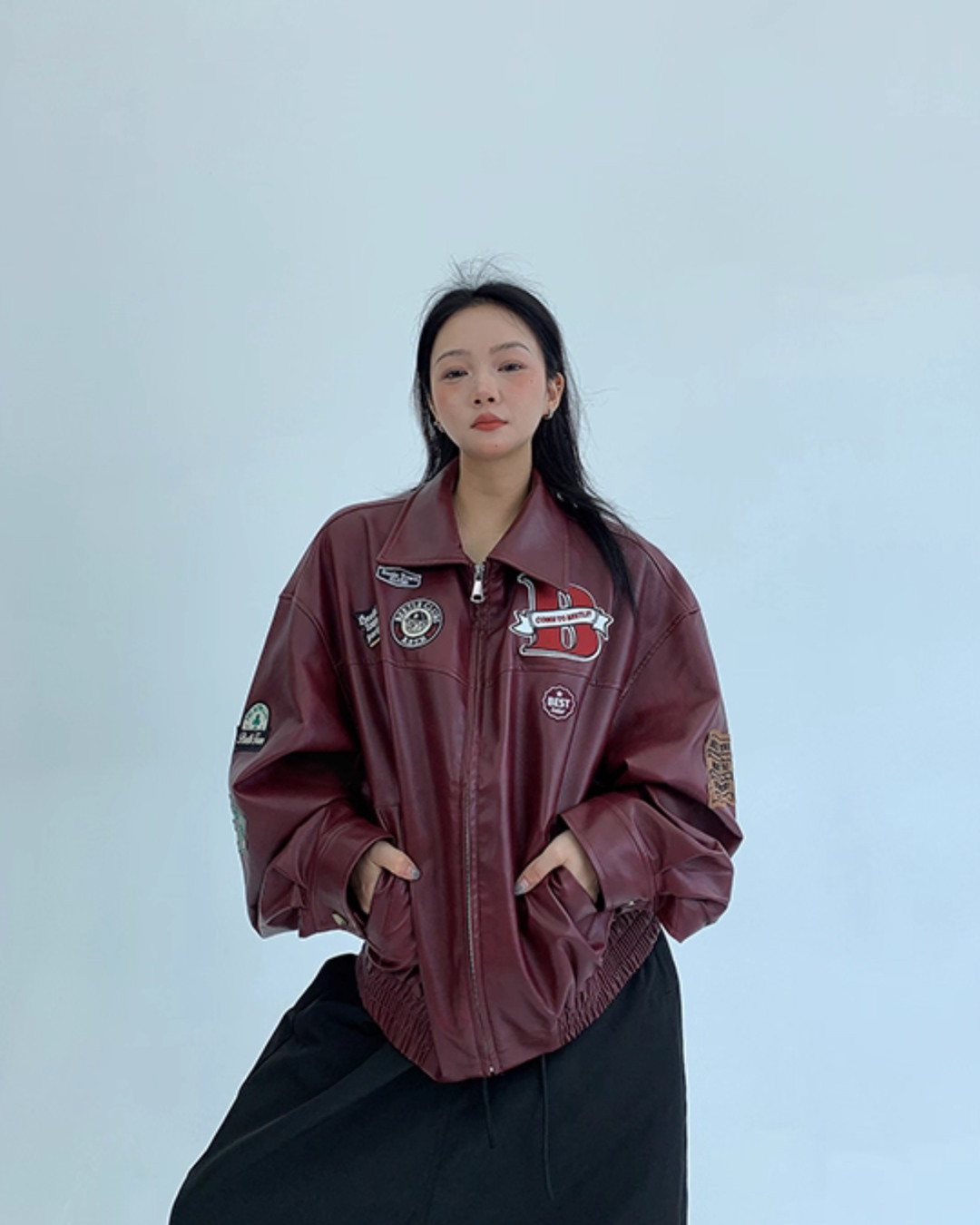 American Retro PU Leather Jacket YLS0895