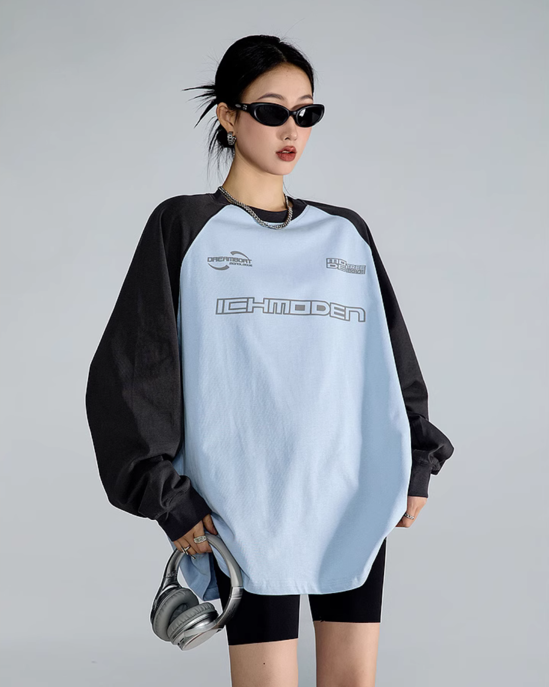 Logo Raglan Long Sleeve T-Shirt ICM0061