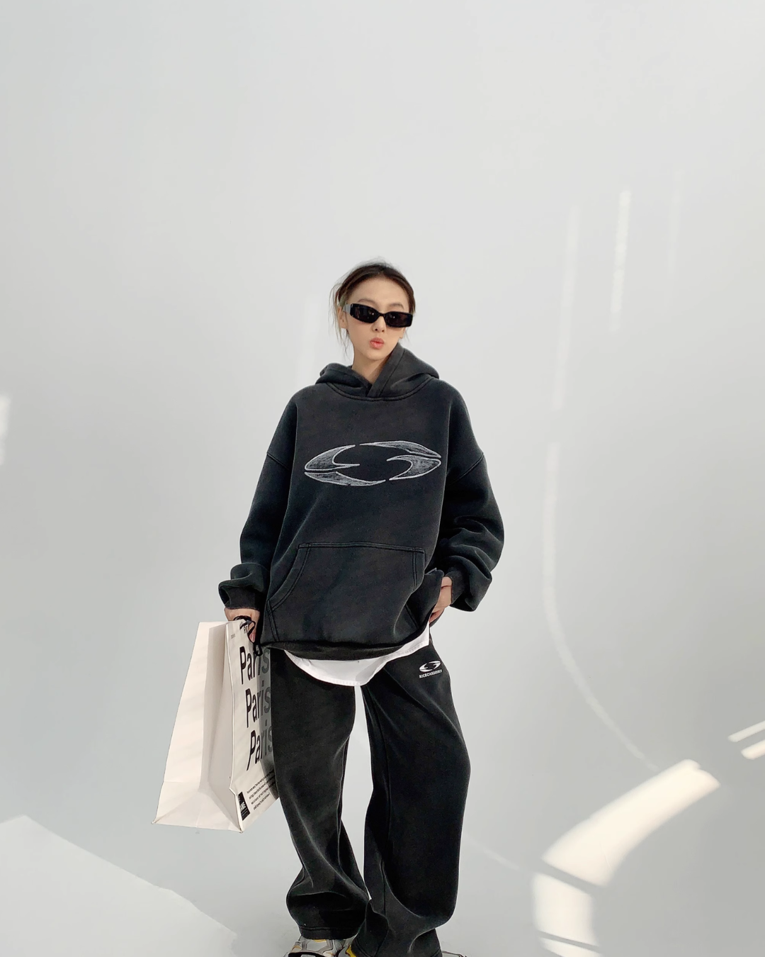 Retro Loose Sweat Hoodie / Sweat Pants YLS0012