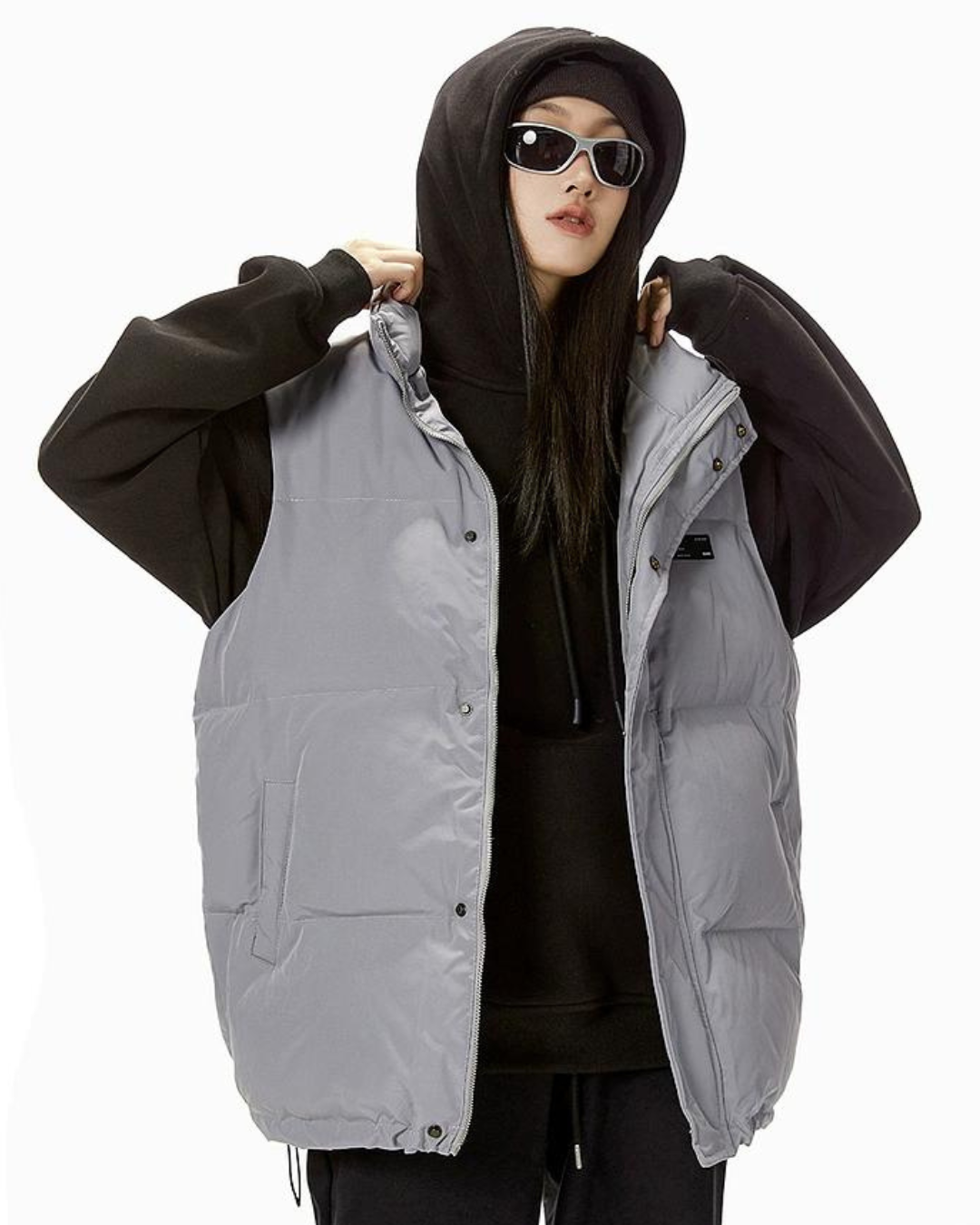 Back Logo Down Vest ICM0009