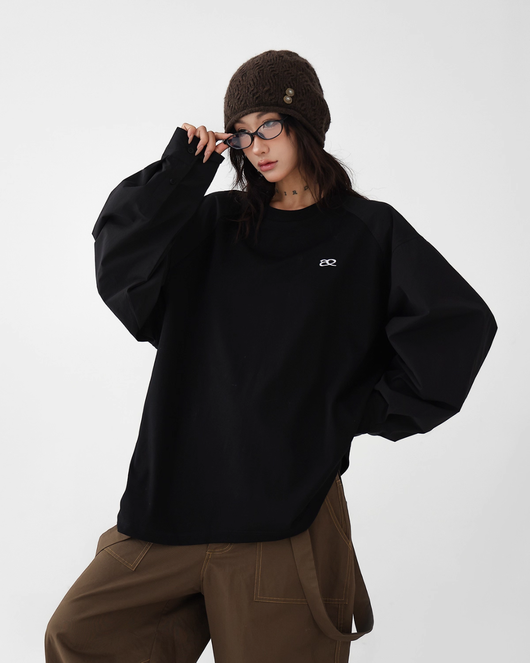 One Point Logo Big Silhouette T-Shirt ACS0289