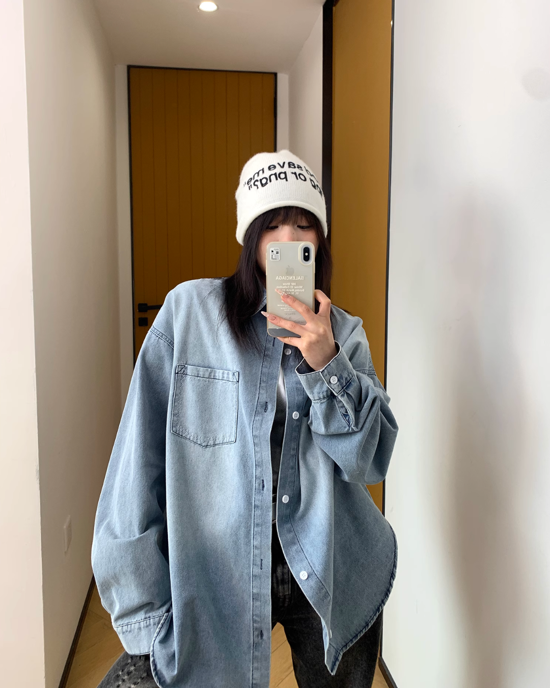 Retro Loose Denim Shirt YLS0826
