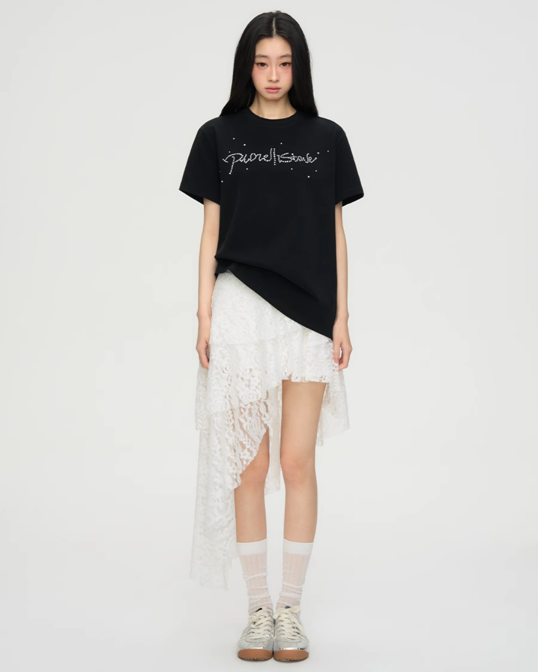Tiered Lace Frill Skirt PUC0020