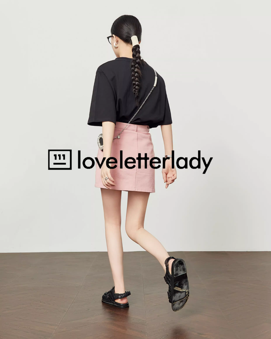 Heart Letter Round Neck Top LLA0465