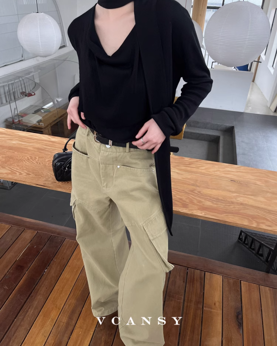 American Street Drape Cargo Pants VCY0057