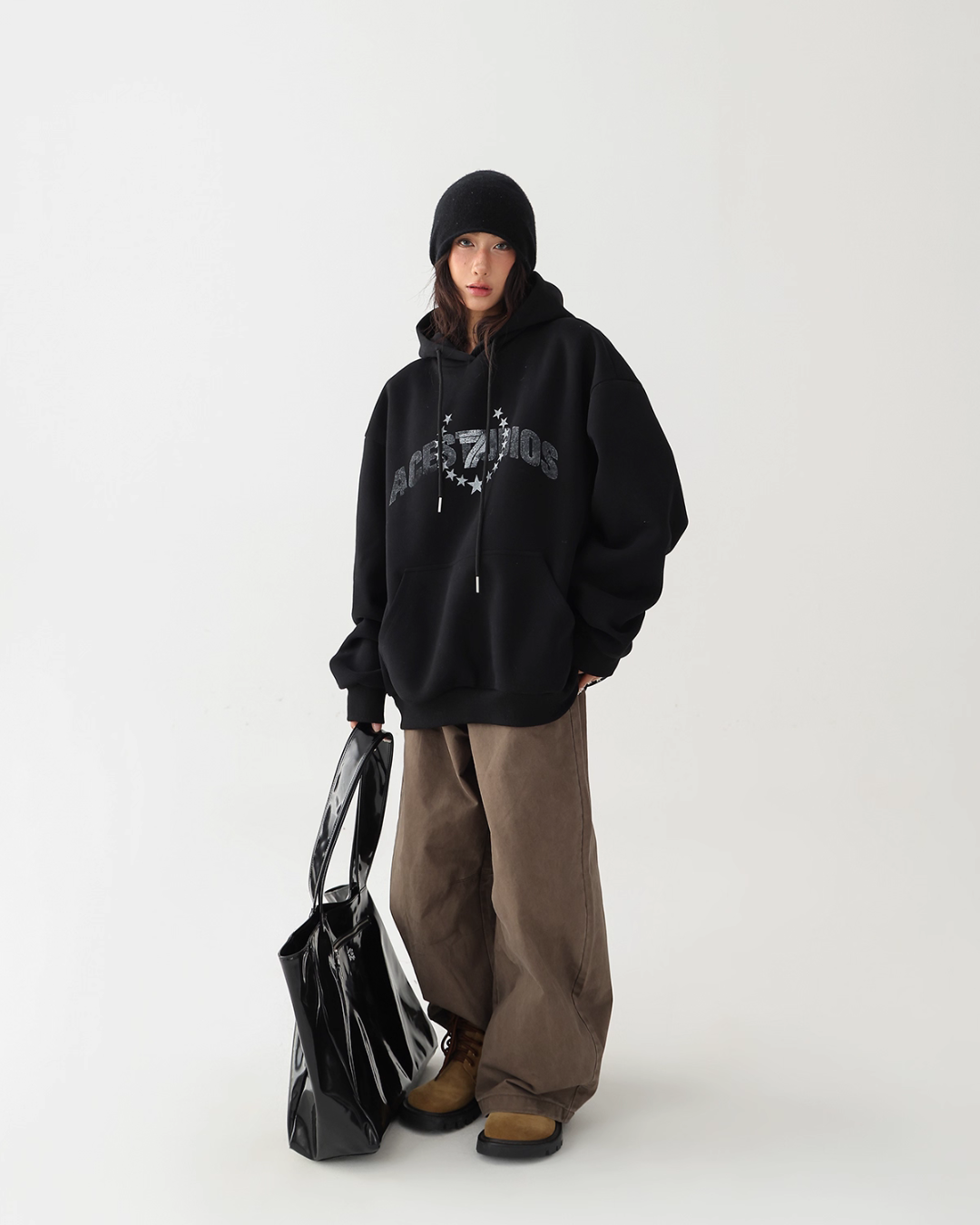 Loose Style Pullover Hoodie ACS0288