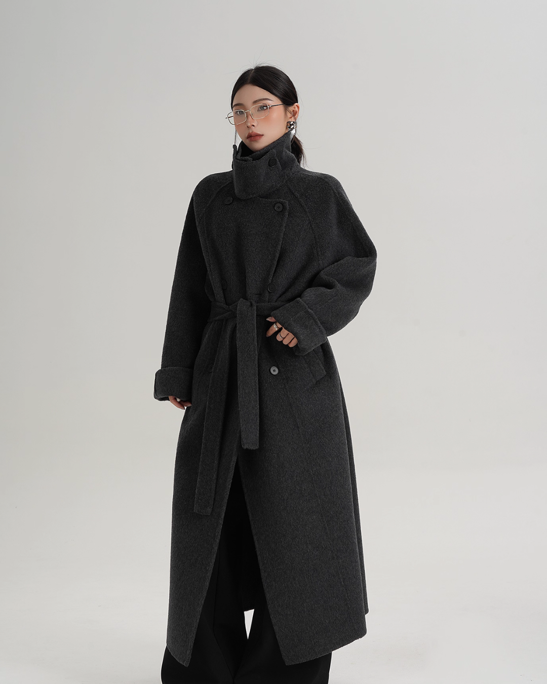 Elegant Long Wool Coat SRS0365