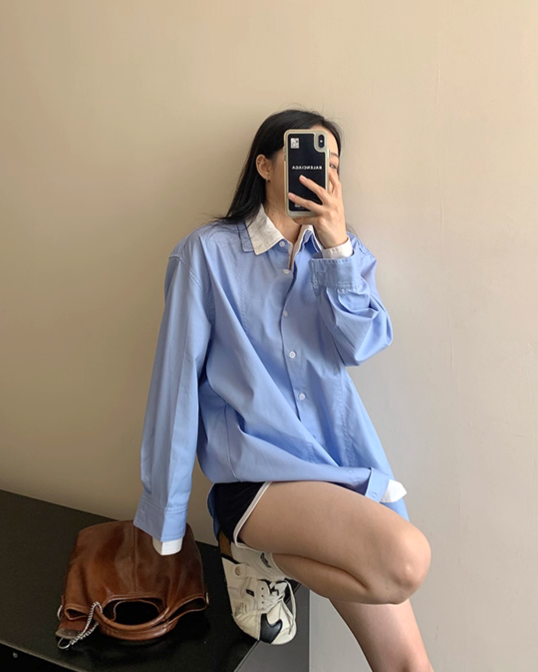 Layered Style Long Sleeve Shirt YLS0902
